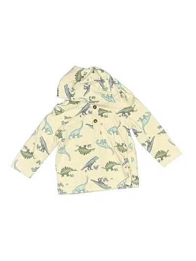 Pre-owned Carter's Babies' Zip Up Hoodie In Yellow