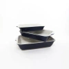 Carthage.co 3-piece Stoneware Rectangular Baking Dish Set In Juniper