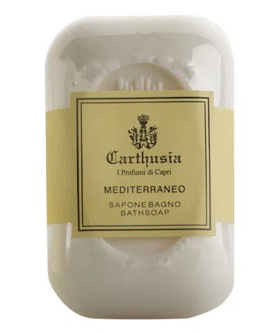 Carthusia I Profumi Di Capri Mediterraneo Solid Soap 125 G In White
