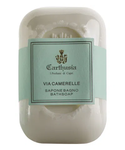 Carthusia I Profumi Di Capri Via Camerelle Solid Soap 125 G In White