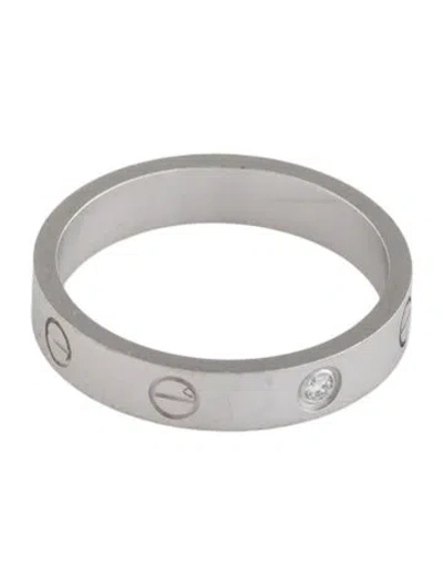 Pre-owned Cartier 1 Diamond Love Ring, Small Model In Multi