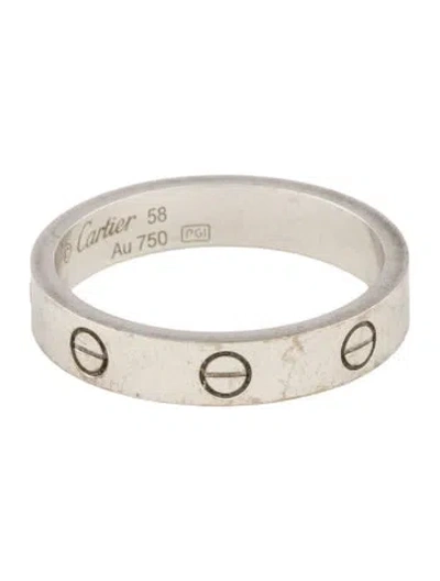 Pre-owned Cartier 1 Diamond Small Love Ring In Multi
