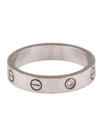 Pre-owned Cartier 1 Diamond Small Love Ring In Multi