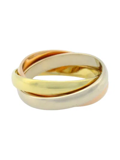 Pre-owned Cartier 10's 18kt Gold Trinity Ring