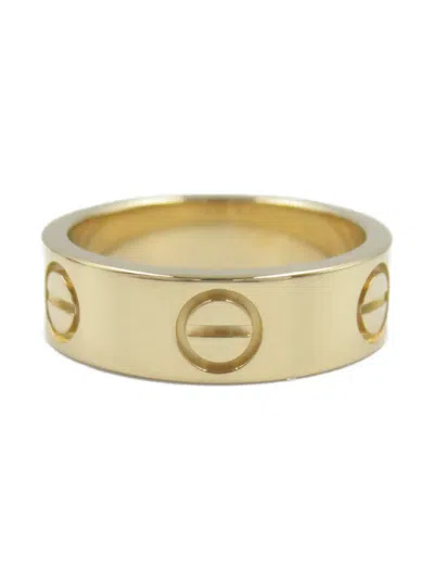 Pre-owned Cartier 10's 18kt Yellow Gold Love Ring
