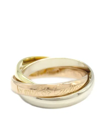 Pre-owned Cartier 10s 18k Gold Trinity Ring