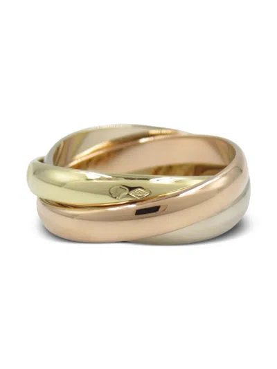 Pre-owned Cartier 10s 18k Gold Trinity Ring