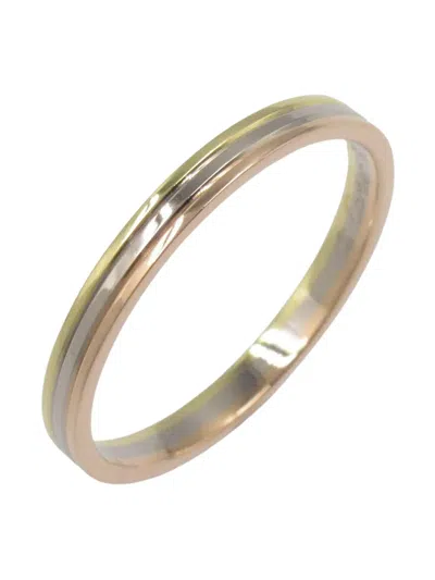 Pre-owned Cartier 10s 18k Gold Vendome Ring