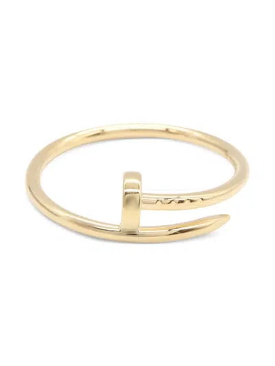 Pre-owned Cartier 10s 18k Yellow Gold Juste Un Clou Ring
