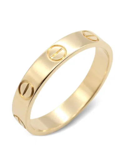 Pre-owned Cartier 10s 18k Yellow Gold Mini Love Ring
