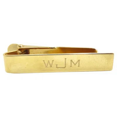 Pre-owned Cartier 14k Gold Tie Clip In Multi