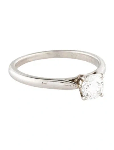 Pre-owned Cartier 1895 Engagement Ring In Multi