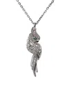 Cartier 18k 0.14 Ct. Tw. Diamond & Emerald Fauna & Flora Necklace (authentic )