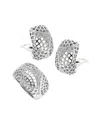 Cartier 18k 1.07 Ct. Tw. Diamond Nouvelle Vague Earrings & Ring (authentic )