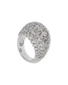 Cartier 18k 4.16 Ct. Tw. Diamond Pluie Bombe Cocktail Ring (authentic Pre- Owned)