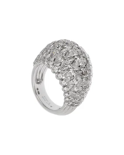 Cartier 18k 4.16 Ct. Tw. Diamond Pluie Bombe Cocktail Ring (authentic Pre- Owned)