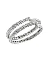 Cartier 18k 9.90 Ct. Tw. Diamond Wrap Bracelet (authentic )