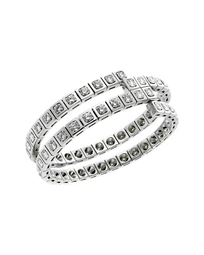 Cartier 18k 9.90 Ct. Tw. Diamond Wrap Bracelet (authentic )