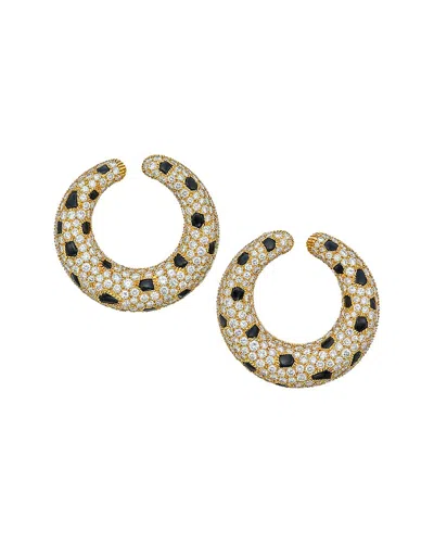 Cartier 18k Diamond Earrings (authentic ) In Gold