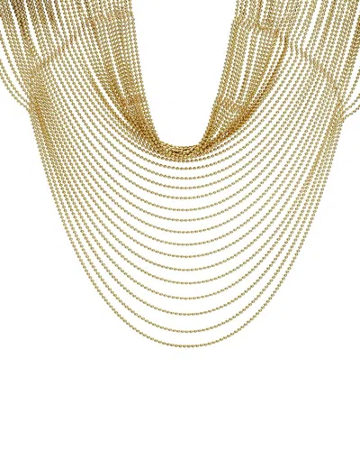Cartier 18k Draperie Beaded Necklace (authentic ) In Gold