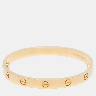 Pre-owned Cartier 18k Gold Love Bracelet