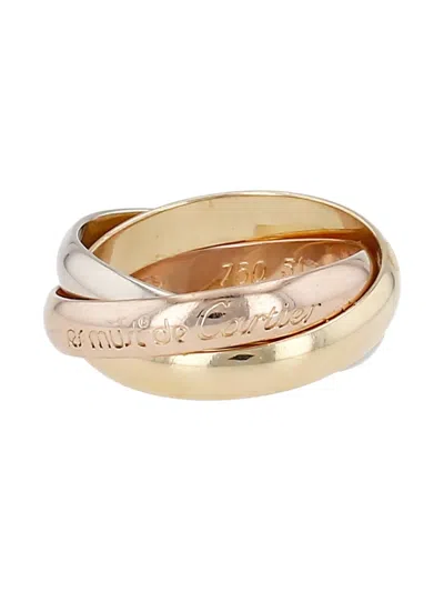 Pre-owned Cartier 18k Gold Medium Trinity Les Must De  Ring