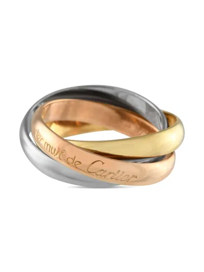 Pre-owned Cartier 18k Gold Trinity Ring