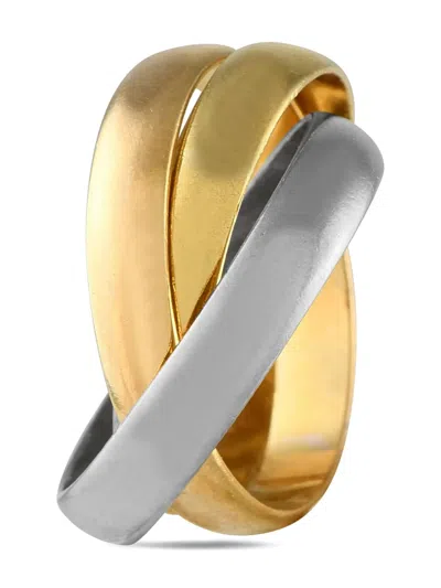 Pre-owned Cartier 18k Gold Trinity Ring