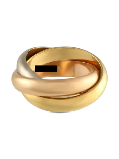 Pre-owned Cartier 18k Gold Trinity Ring
