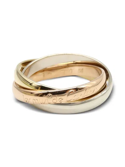Pre-owned Cartier 18k Gold Trinity Ring