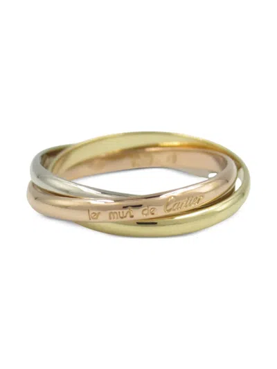 Pre-owned Cartier 18k Gold Trinity Sm Ring