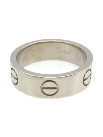Pre-owned Cartier 18k White Gold Love Ring