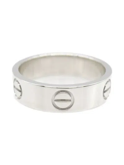 Pre-owned Cartier 18k White Gold Love Ring