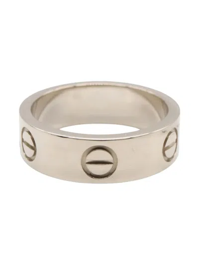 Pre-owned Cartier 18k White Gold Love Ring