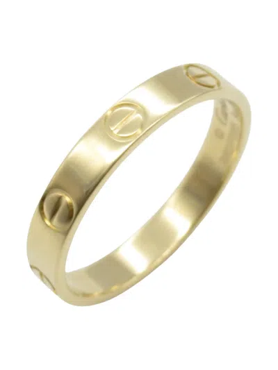 Pre-owned Cartier 18k Yellow Gold Love Ring