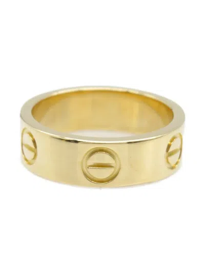Pre-owned Cartier 2010 18k Yellow Gold Love Ring