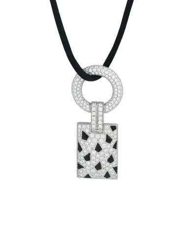 Cartier 18k Onyx Necklace (authentic Pre-loved) In White