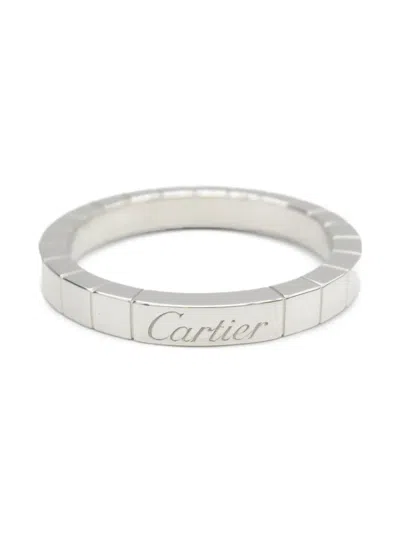 Pre-owned Cartier 2010s 18k White Gold Raniere Ring In Silver