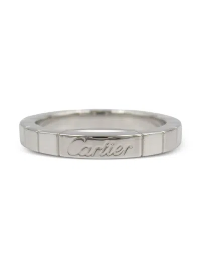 Pre-owned Cartier 2010 18k White Gold Raniere Ring In Silver