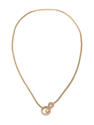 Pre-owned Cartier 18k Rose Gold Diamond Necklace