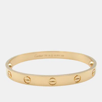 Pre-owned Cartier 18k Rose Gold Love Bracelet
