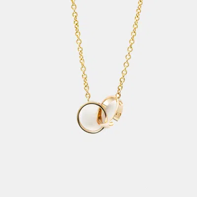 Pre-owned Cartier 18k Rose Gold Love Pendant Necklace