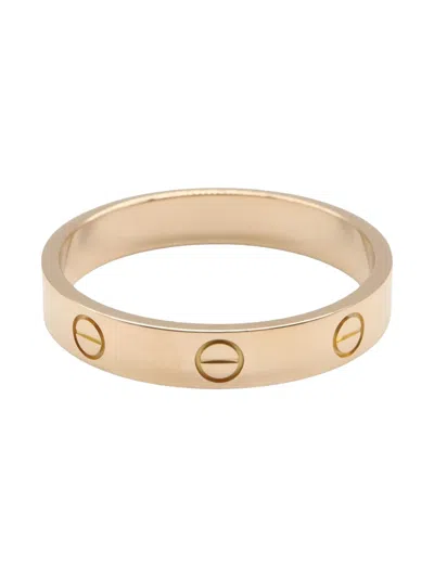 Pre-owned Cartier 18k Rose Gold Love Ring