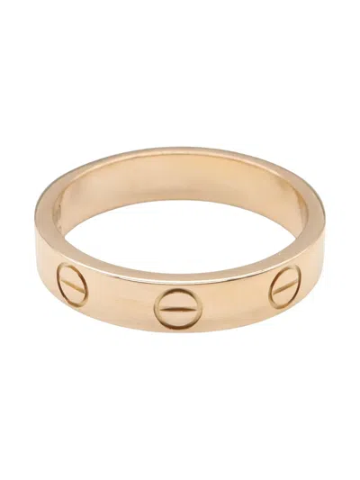 Pre-owned Cartier 18k Rose Gold Mini Love Ring