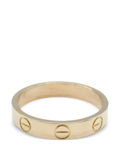 Pre-owned Cartier 18k Rose Gold Mini Love Ring