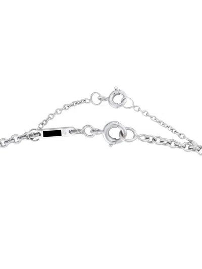 Pre-owned Cartier 18k White Gold Diamond Cross Necklace