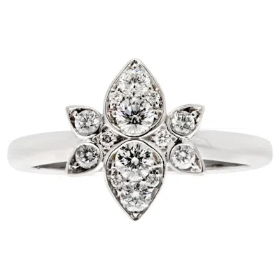 Pre-owned Cartier 18k White Gold Inde Mystérieuse Diamond Ring
