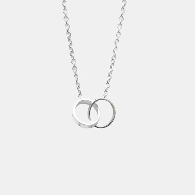 Pre-owned Cartier 18k White Gold Love Pendant Necklace