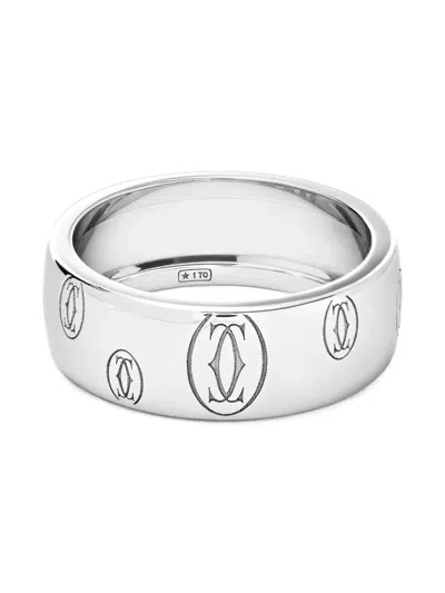 Pre-owned Cartier 18k White Gold Wedding Band