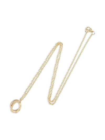 Pre-owned Cartier 18k Yellow Gold Baby Love Necklace